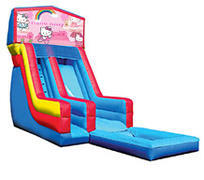 18' Hello Kitty Modular Water Slide with pool