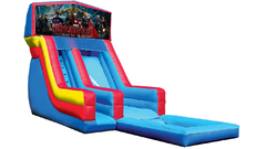 18' Avengers Modular Water Slide with Pool