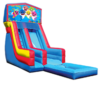 18' Baby Shark Modular Water Slide with Pool