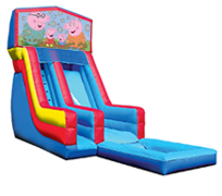 18' Peppa Pig Modular Water Slide with Pool