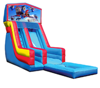 18' Tots Modular Water Slide with Pool