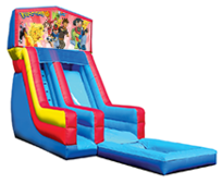 18' Pokemon Modular Water Slide with pool